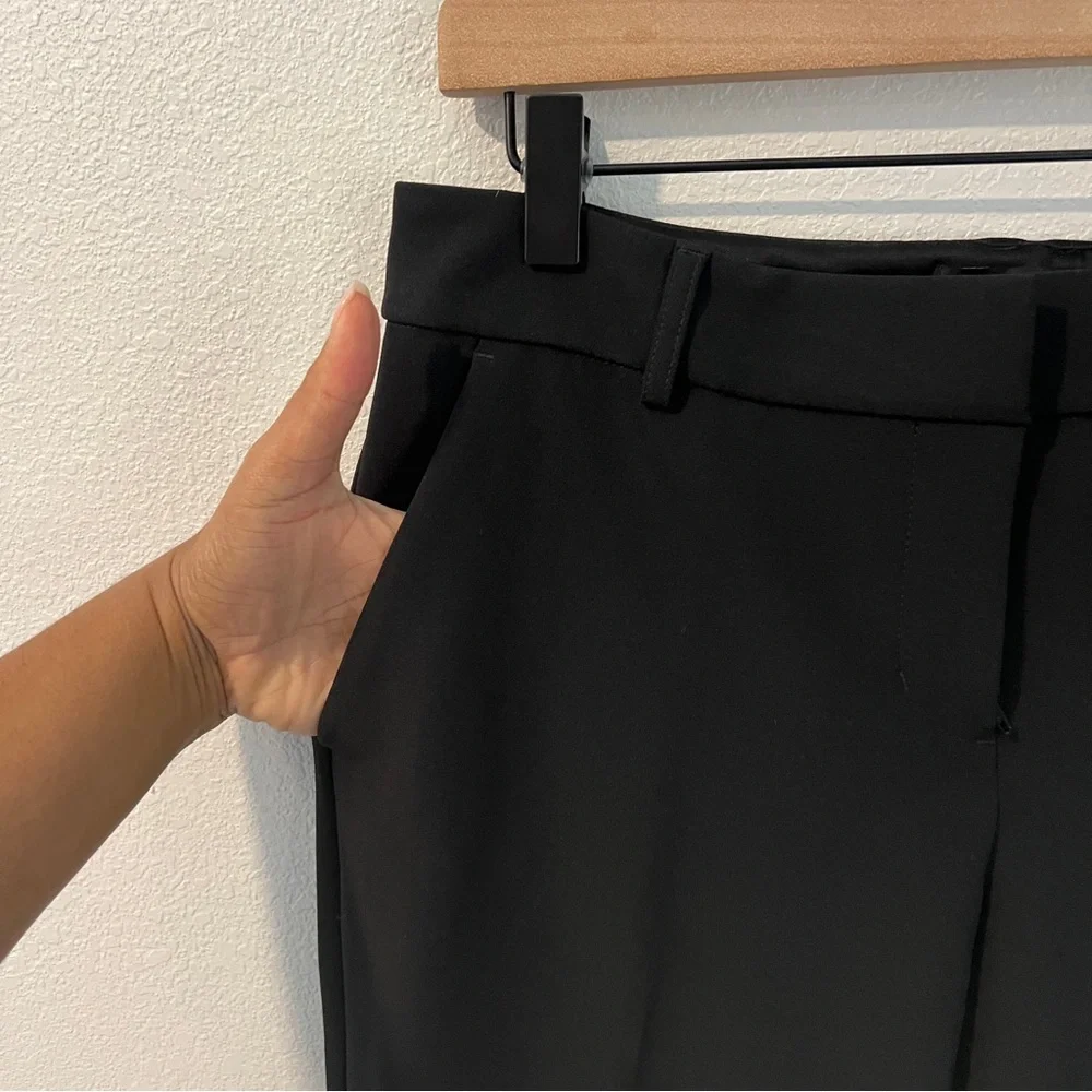 Express Supersoft Twill Stretch Black Low Rise Bootcut Pants NWT Size 6 Short - Picture 4 of 15